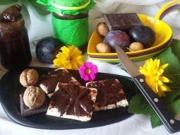 Śliwkowo orzechowa nutella-domowy krem śliwkowy z czekoladą i orzechami