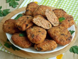 Kotlety mielone z pieczarkami