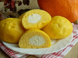 Ruskie pampuchy z dynią