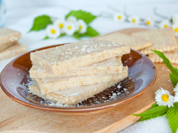 Batoniki kokosowe