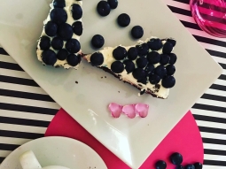 Tarta mamy Krysi z borówkami