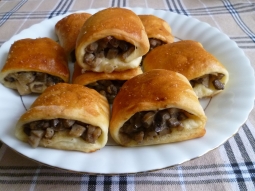 Paszteciki z pieczarkami