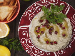 Baba ghanoush z masłem orzechowym