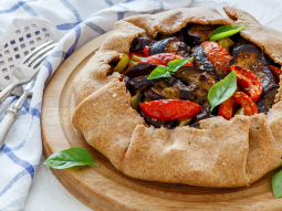 Pełnoziarniste galette z warzywami