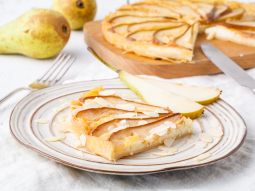 Tarta z gruszkami i migdałami