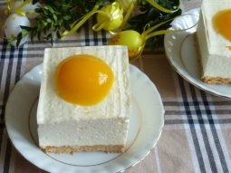 Ciasto bez pieczenia jak jajko sadzone