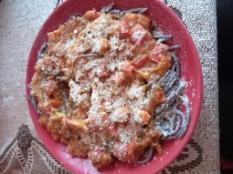 Spaghetti w sosie warzywnym