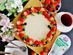 Tarta serowa z truskawkami