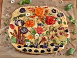 Focaccia włoska łąka