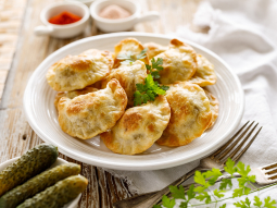 Pieczone pierogi ruskie