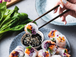 Wegańskie spring rolls