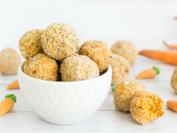 Marchewkowe kule mocy bez glutenu