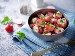 Pieczone rzodkiewki