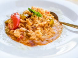 Risotto z pomidorami i mascarpone
