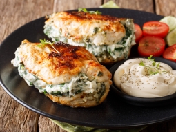 Kurczak nadziewany szpinakiem i mozzarellą
