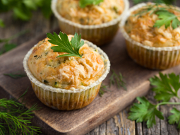 Muffinki z mozzarellą