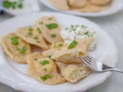 Pierogi ze szpinakiem