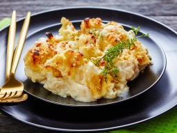 Keto zapiekanka kalafiorowa