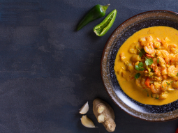 Szybkie curry z krewetkami