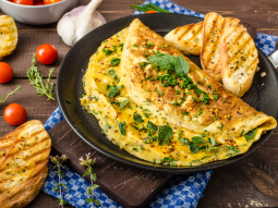 Serowy omlet