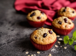 Muffinki dyniowe z żurawiną
