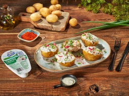 Ziemniaki pieczone z gzikiem