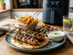 Pyszny kebab z frytkownicy beztłuszczowej